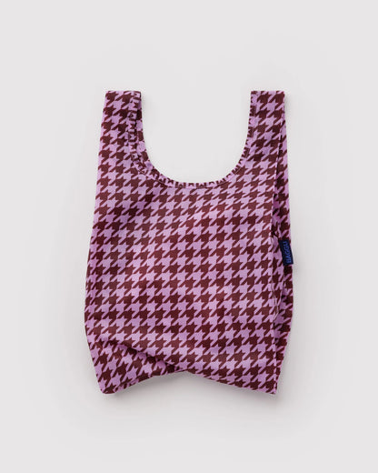 Baby BAGGU Reusable Tote Bag - Pink Houndstooth
