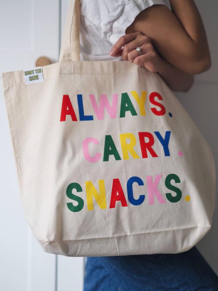 Always Carry Snacks Tote Bag