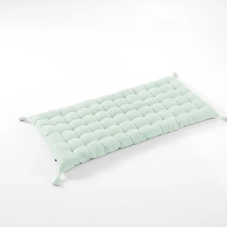 Floor Mattress with Tassels Mint