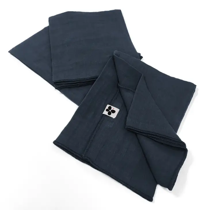 Cotton Gauze Napkins Set/3 Midnight