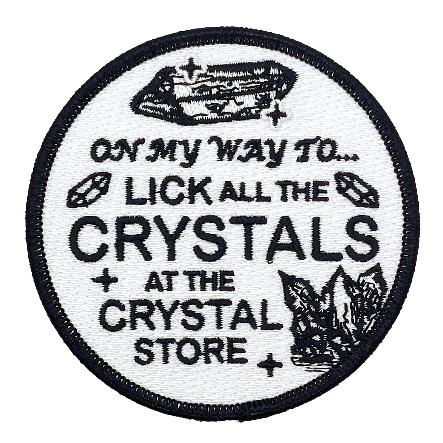 Crystal Licker Embroidered Patch