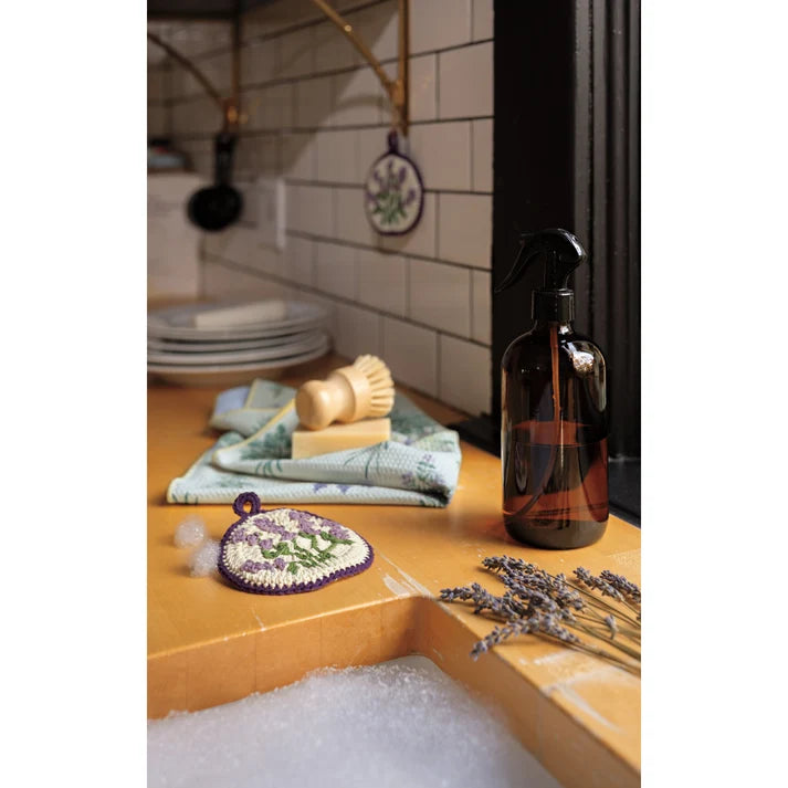 Amber Glass Spray Bottle styled on a bathroom or kitchen counter – PABOOM