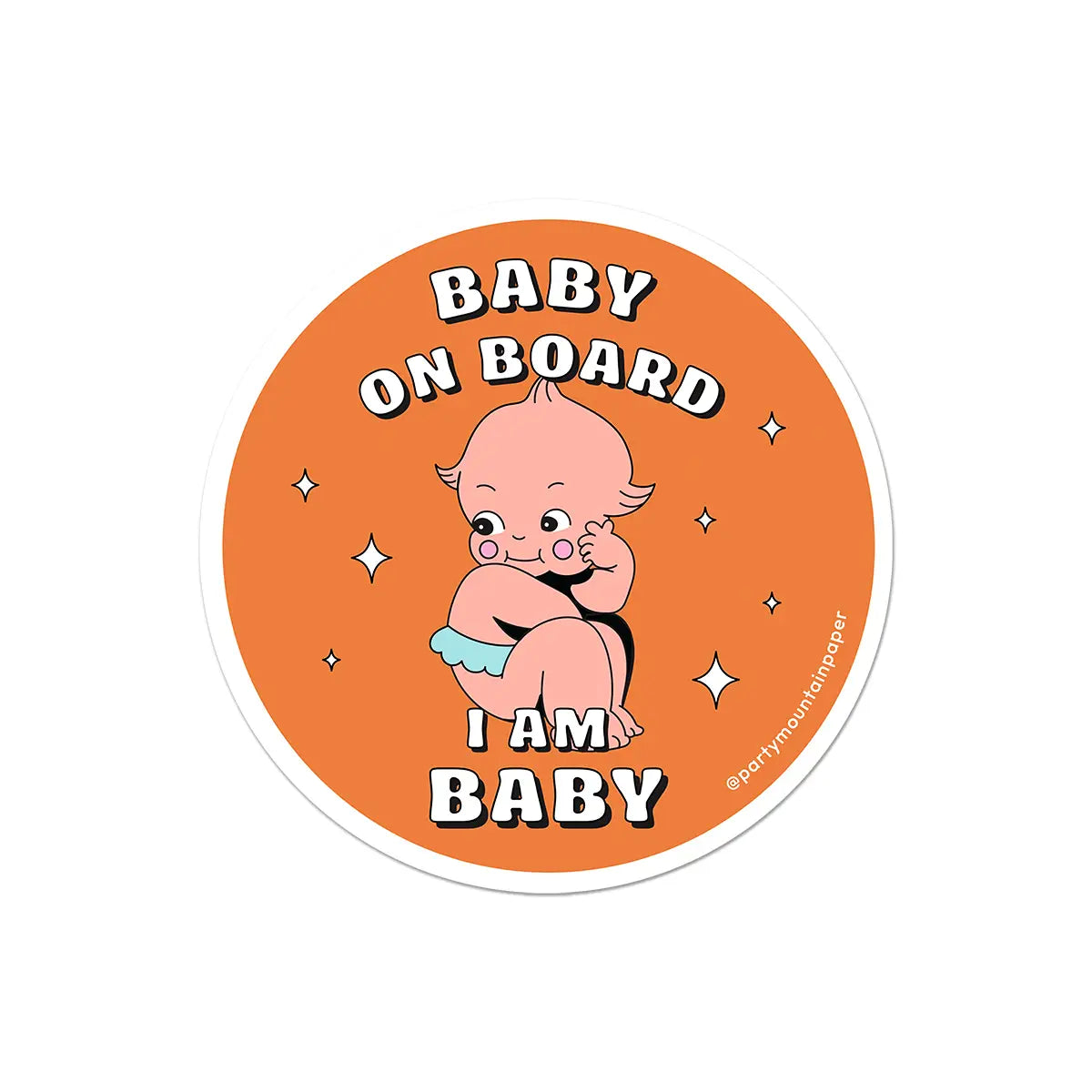 Baby On Board Bumper Sticker