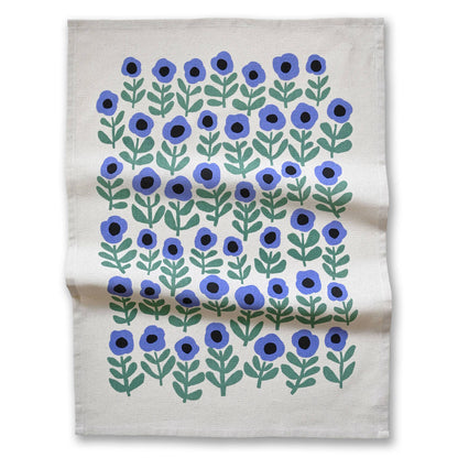 Poppy tea towel print detail - PABOOM