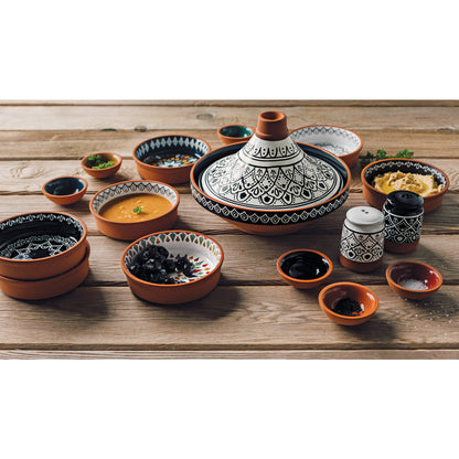 Pinch Bowl Set Terracotta Kaleidoscope