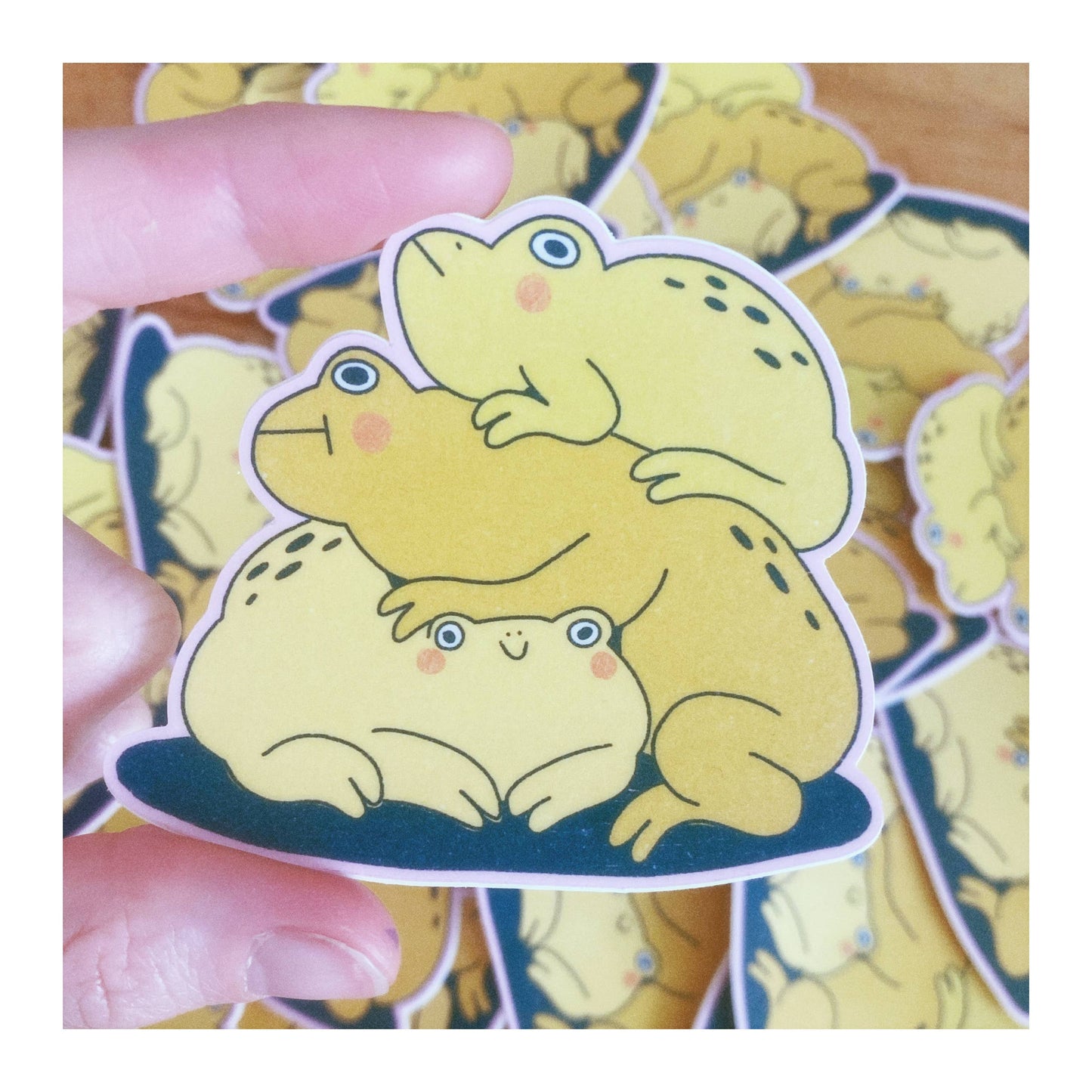 Toad Pile Sticker