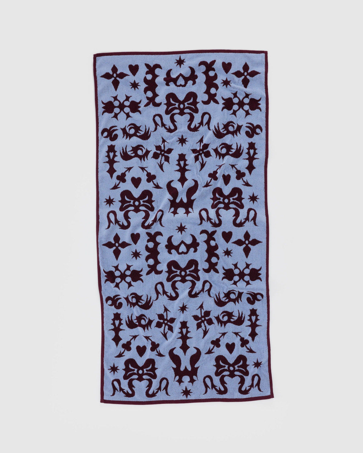 BAGGU Organic Cotton Bath Towel - Western Cut-Outs