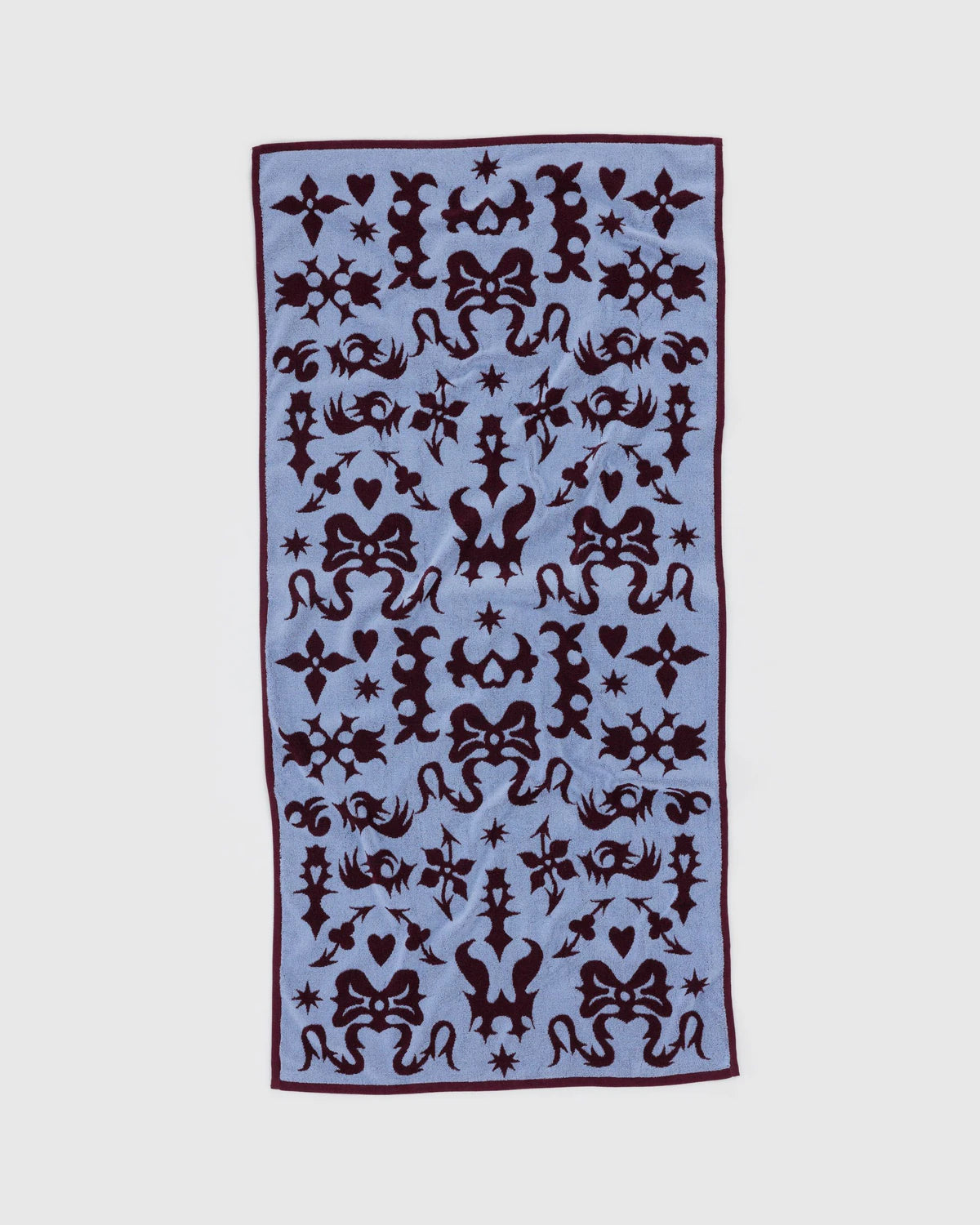 BAGGU Organic Cotton Bath Towel - Western Cut-Outs