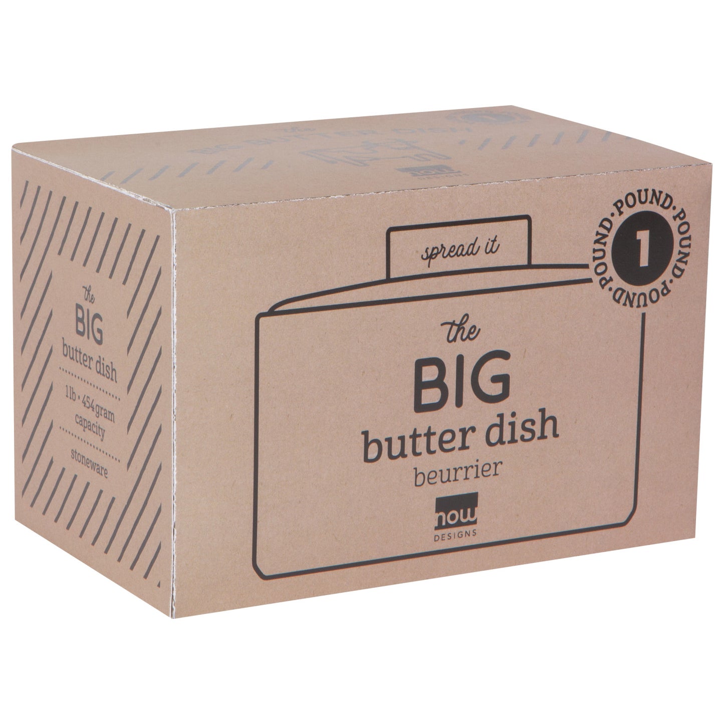 Butter Dish White