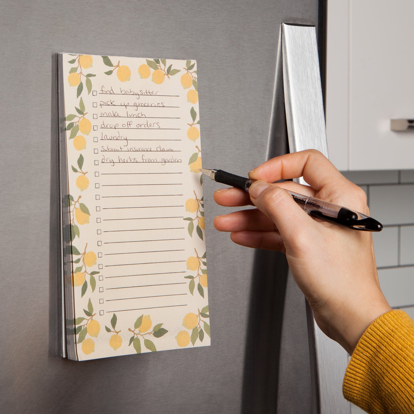 Lemon List It Magnetic Notepad