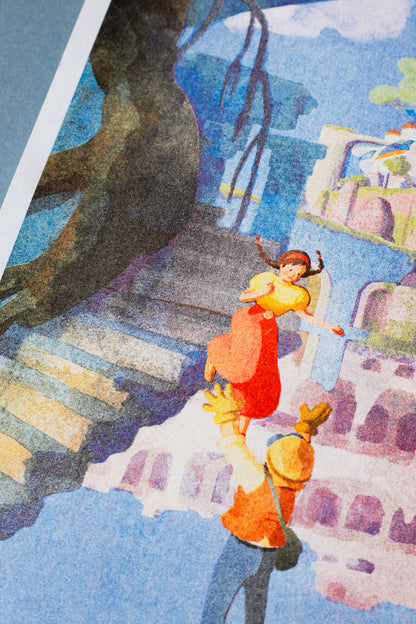 Miyazaki/Castle in the Sky - Hifumiyo A3 Poster