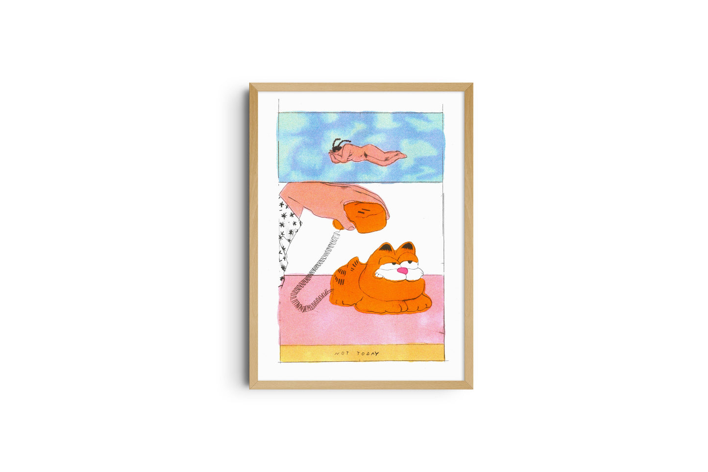 Garfield - Melek Zertal A3 Poster