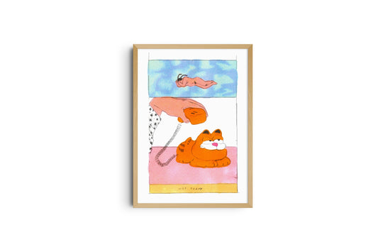 Garfield - Melek Zertal A3 Poster