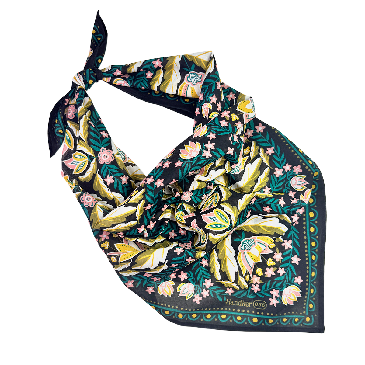 Wild Rag Betty Bandana folded and draped to show its soft, gauzy texture