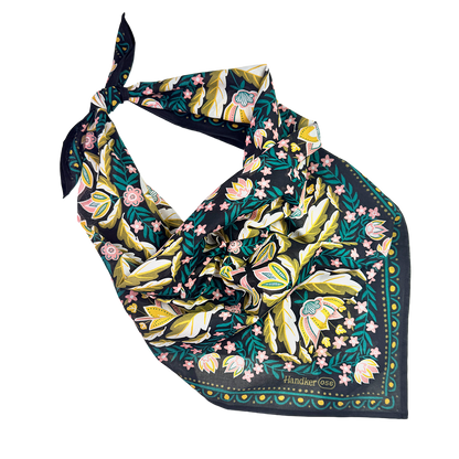 Wild Rag Betty Bandana folded and draped to show its soft, gauzy texture
