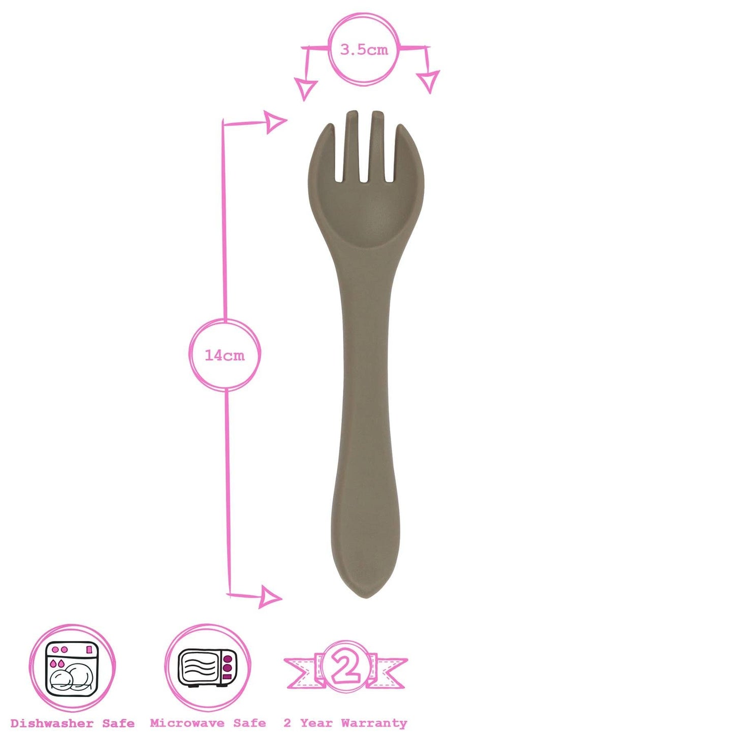 Baby Silicone Weaning Fork