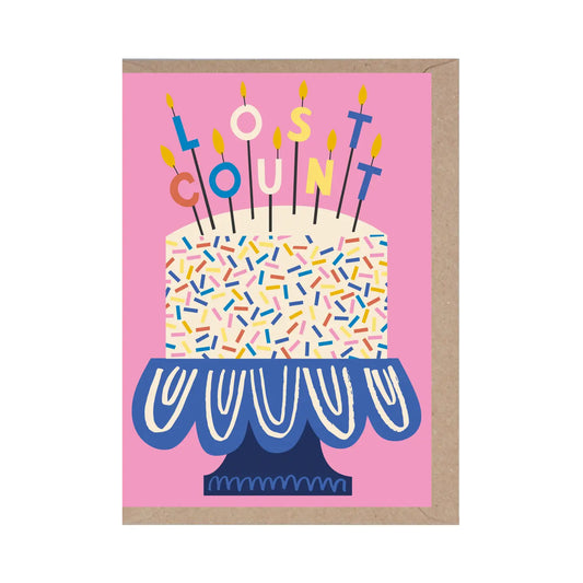 Lost Count Birthday Card