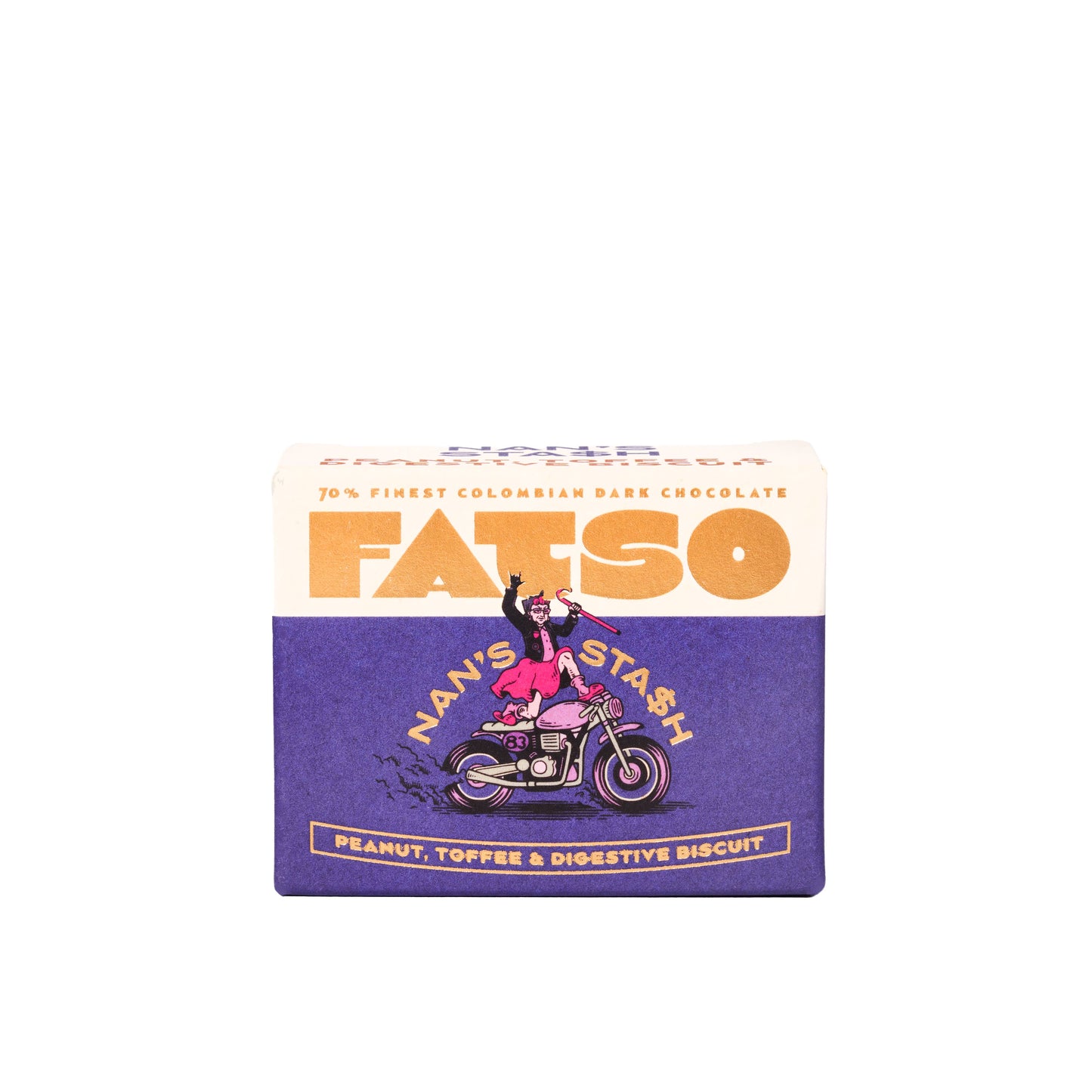Nan's Stash 40g - 70% Dark Chocolate Chunky Mini Bar