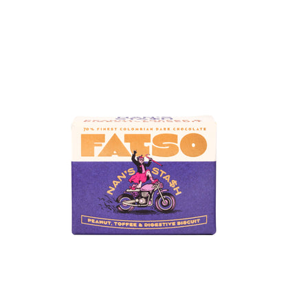 Nan's Stash 40g - 70% Dark Chocolate Chunky Mini Bar