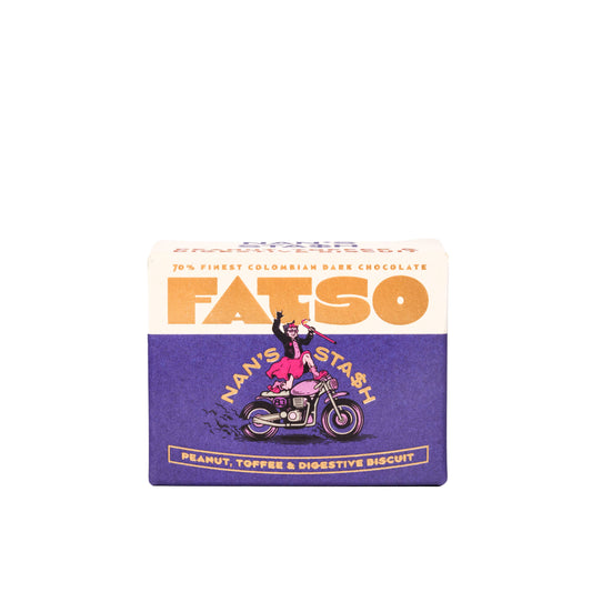 Nan's Stash 40g - 70% Dark Chocolate Chunky Mini Bar