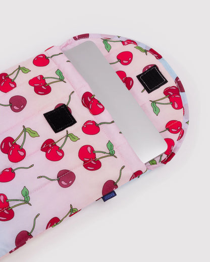 BAGGU Puffy Laptop Sleeve 13"/14" - Cherries