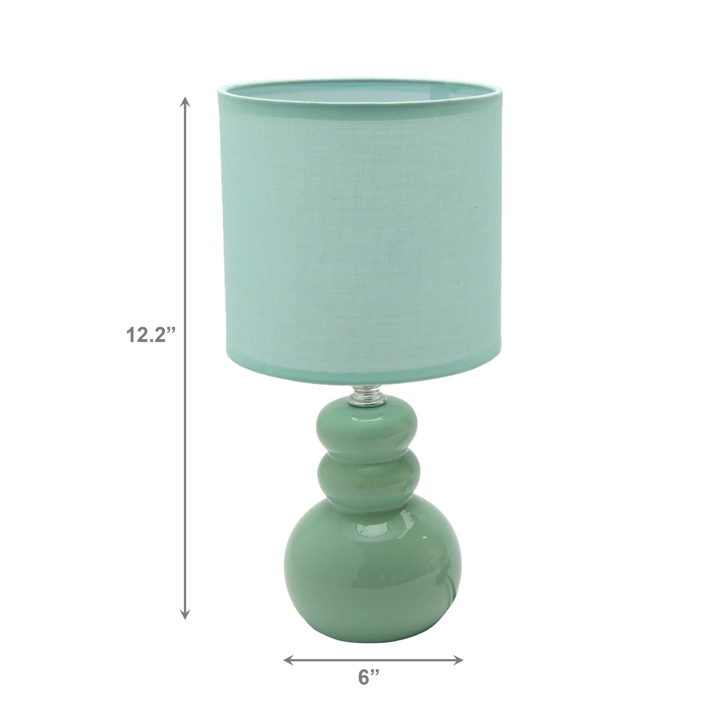 Ceramic Table Lamp with Shade (BUBBLY)