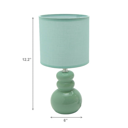 Ceramic Table Lamp with Shade (BUBBLY)