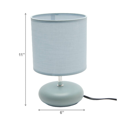 Ceramic Table Lamp with Shade Halo - Green