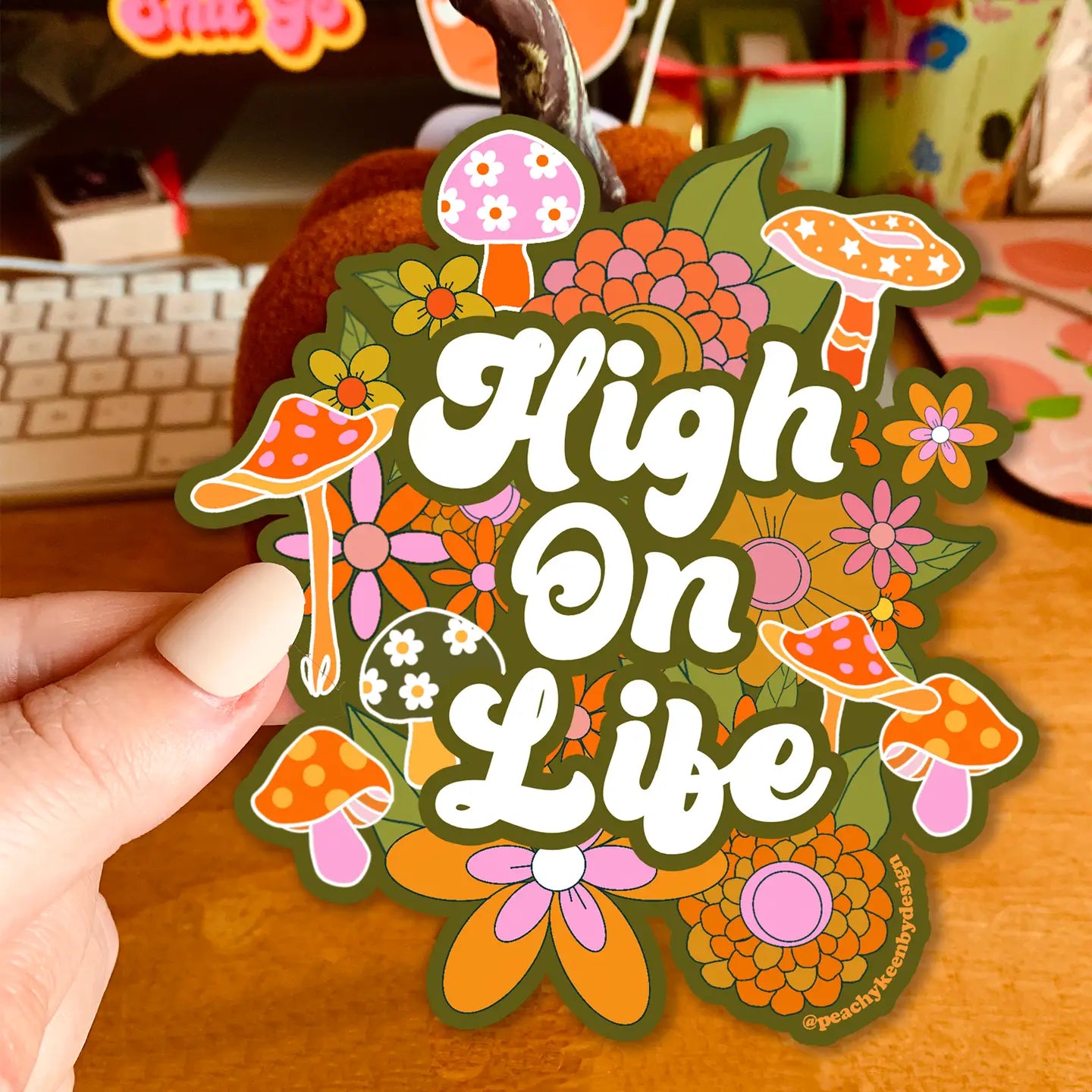 Happy High On Life Sticker