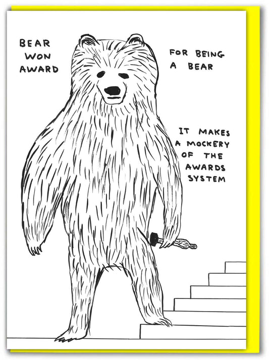 Bear Award Card