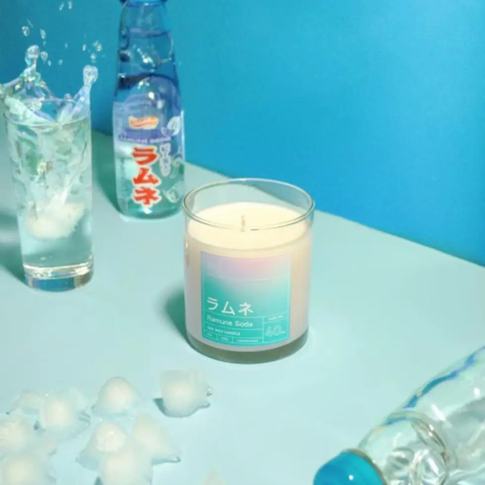 Japanese Ramune Soda Candle