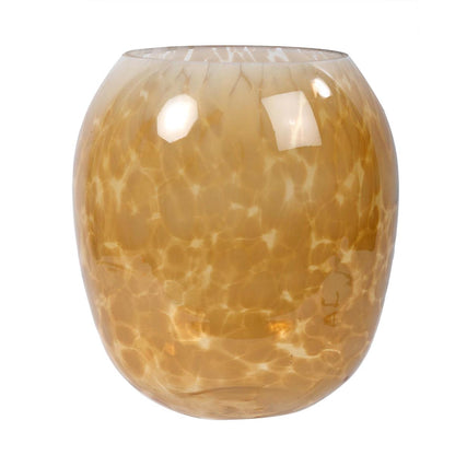 Bubble Glass Vase Cream