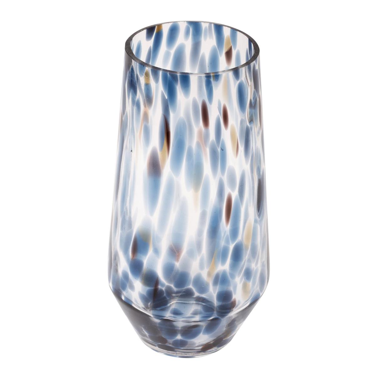 Bubble Glass Vase Indigo