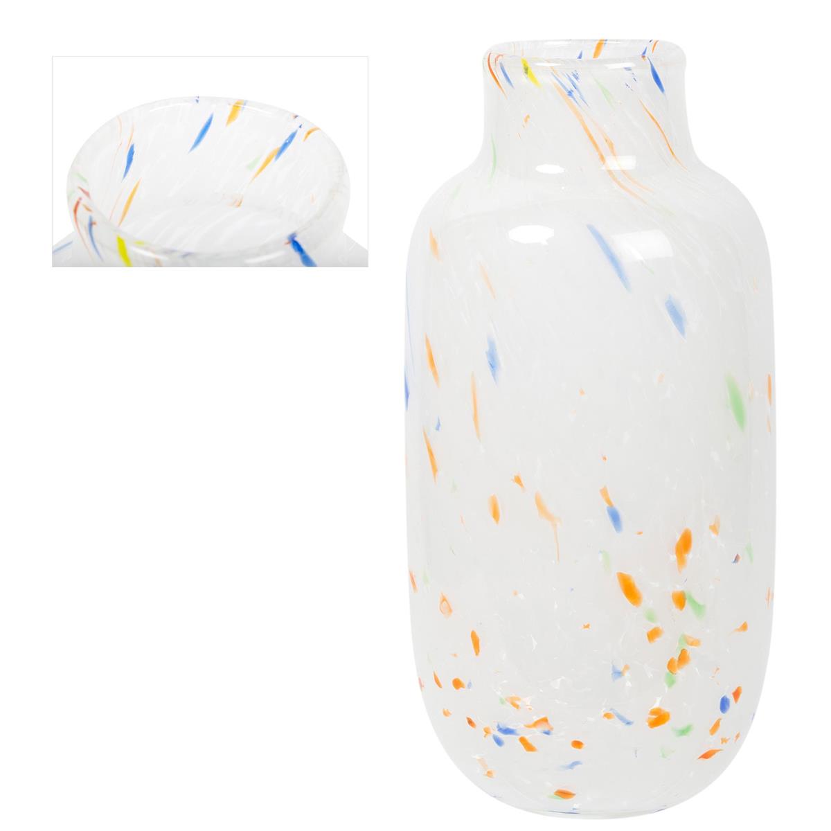 Glass Bubble Vase Multi Colour