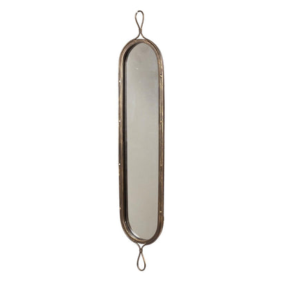 Oblong Metal Frame Mirror