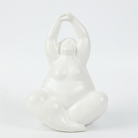 Matte White Feminine Figurine