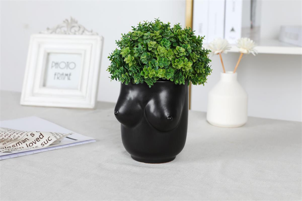 Body Planter Matte Black