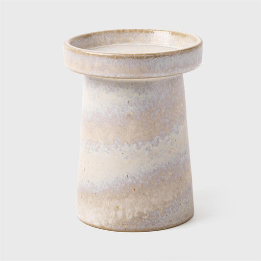 Reactive Glaze Pillar Holder Tall