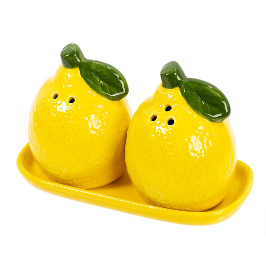 Lemons Salt + Pepper on Tray