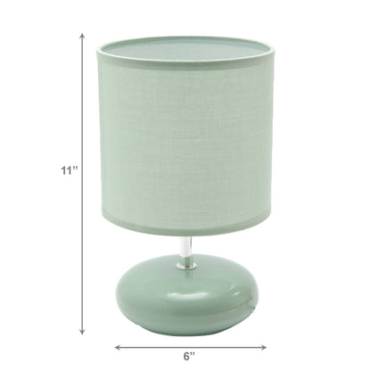 Ceramic Table Lamp with Shade Halo - Green