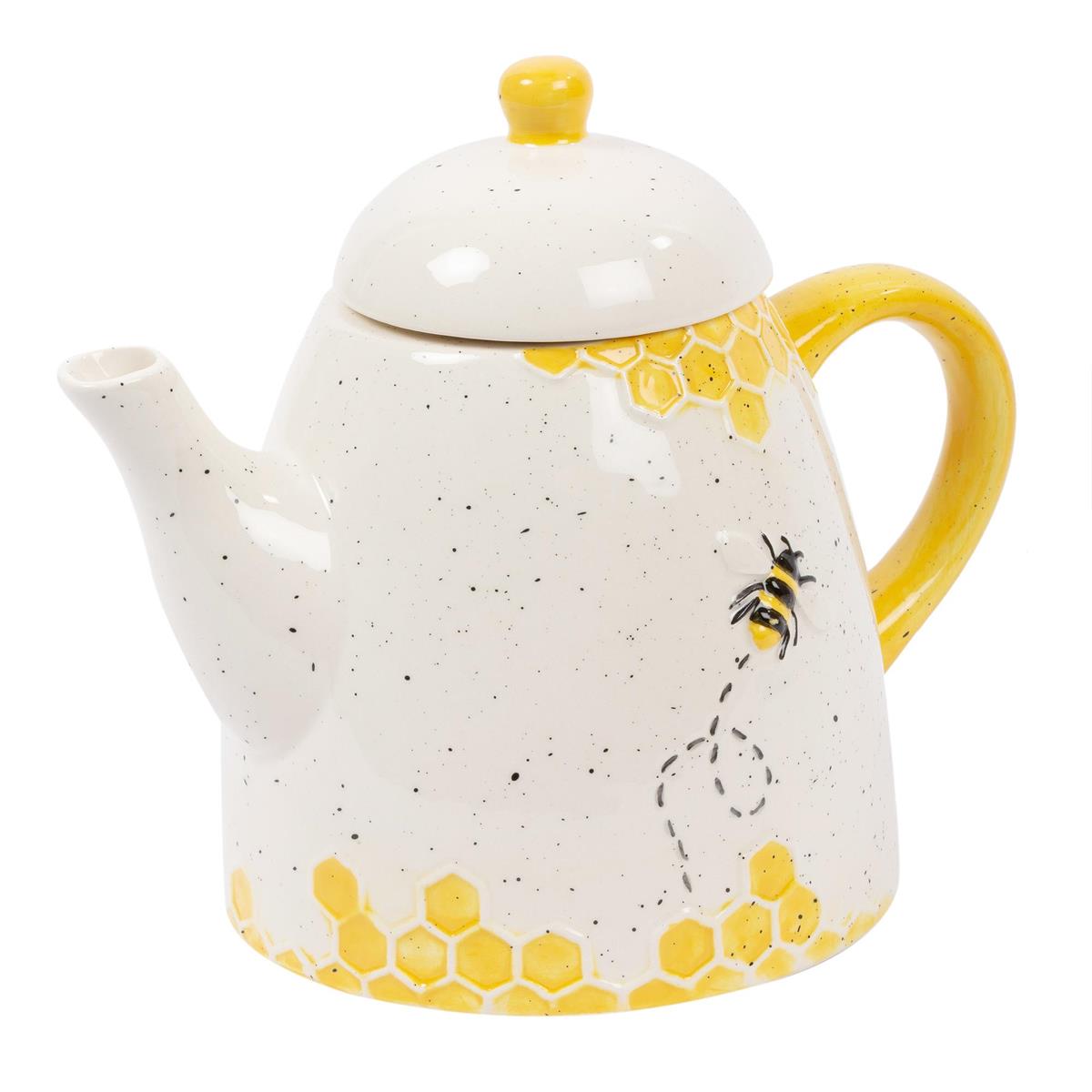 Floral Bee Teapot