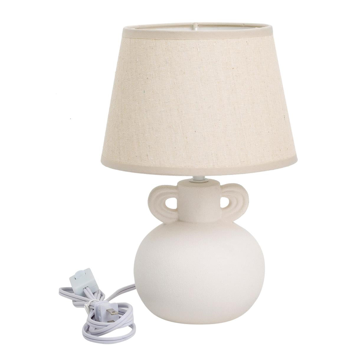 White Lamp With Shade