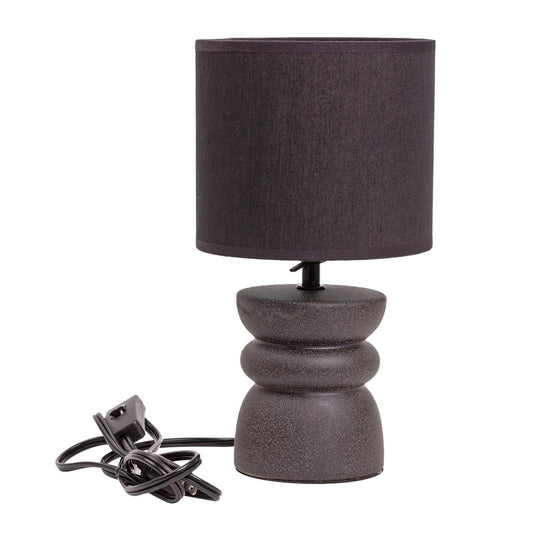 Ceramic Lamp With Black Shade