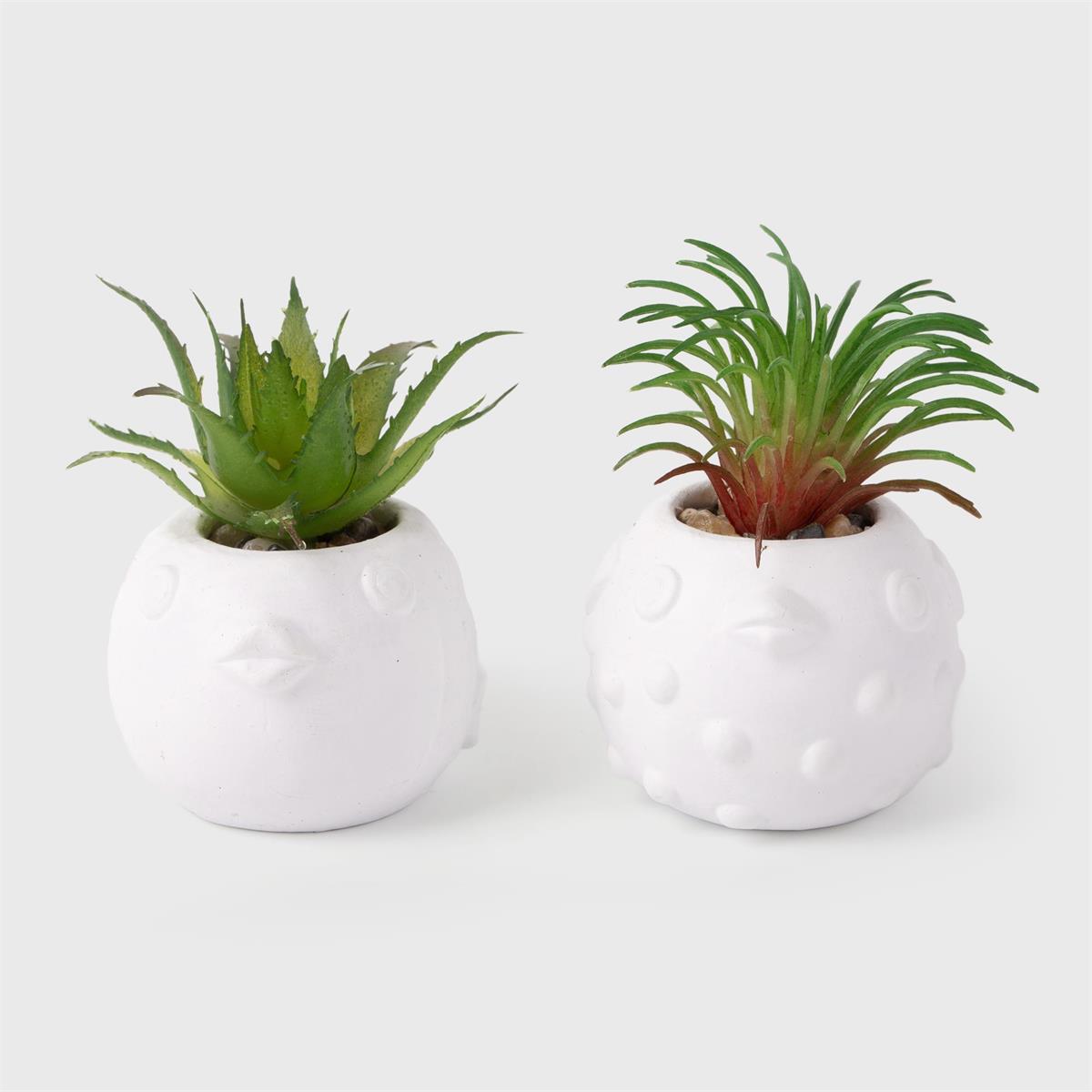 Faux Plant Fish Pot