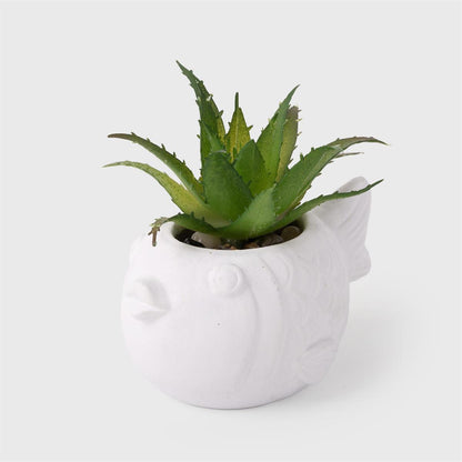 Faux Plant Fish Pot