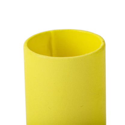 Iron Flower Taper Holder Yellow
