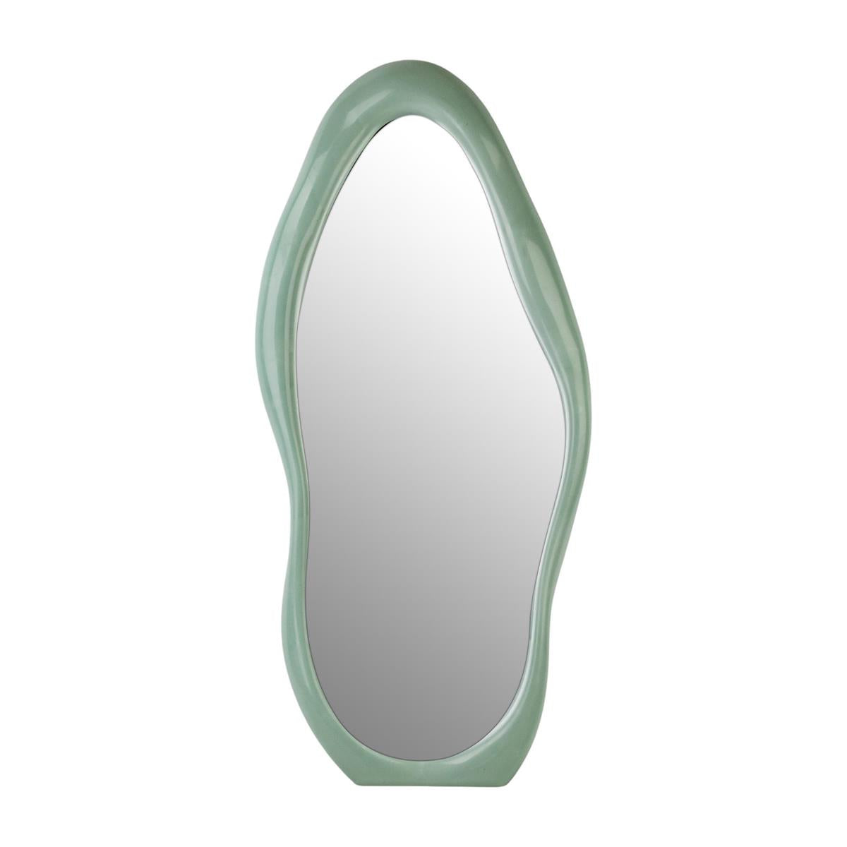 Cloud Shaped Wall Mirror Mint