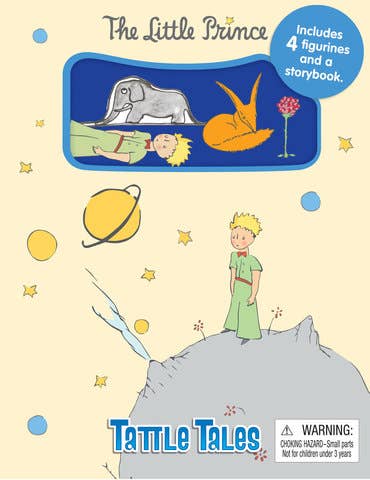 The Little Prince Tattle Tales board book and figurines - PABOOM
