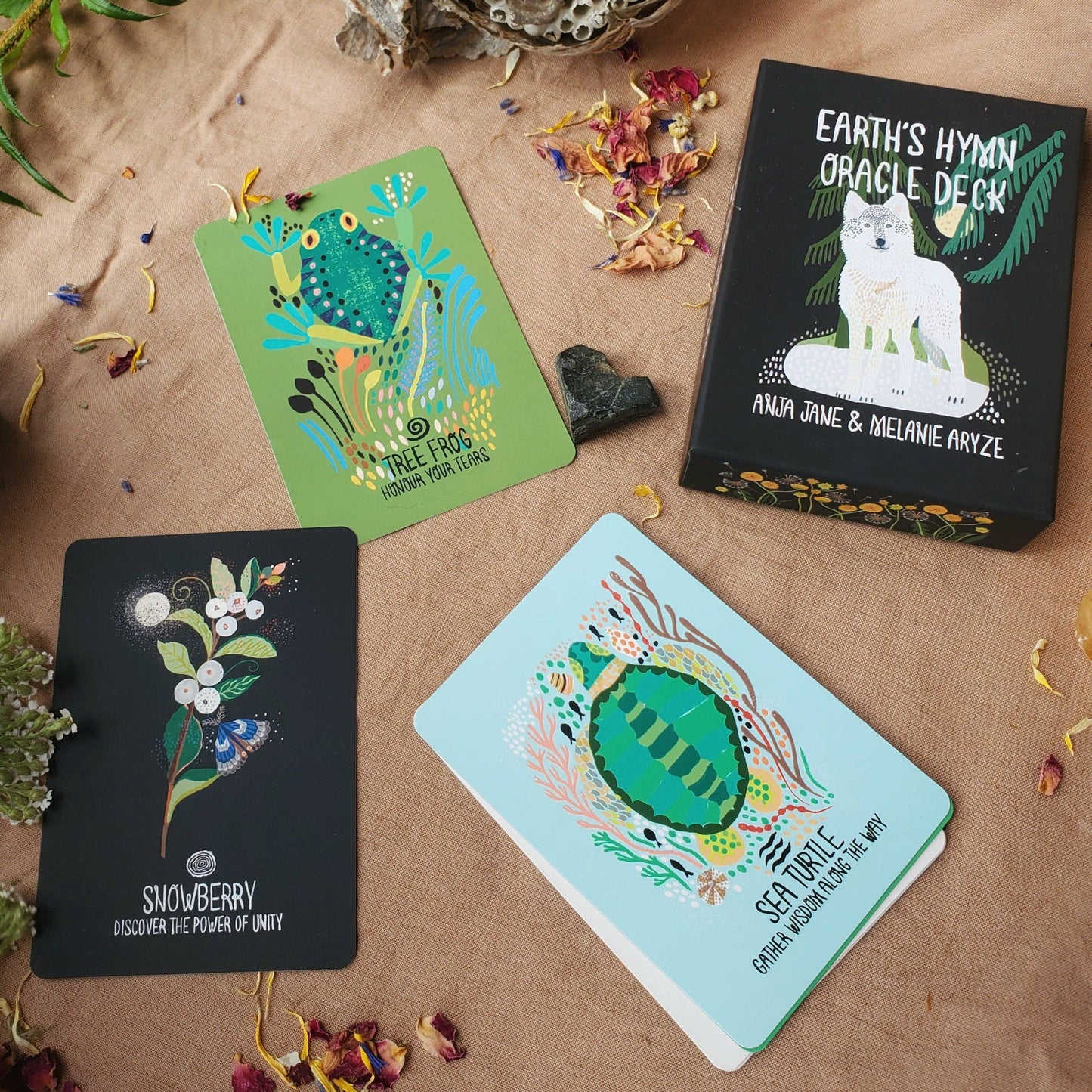 Earth's Hymn Oracle Deck - 45 Cards & Guidebook