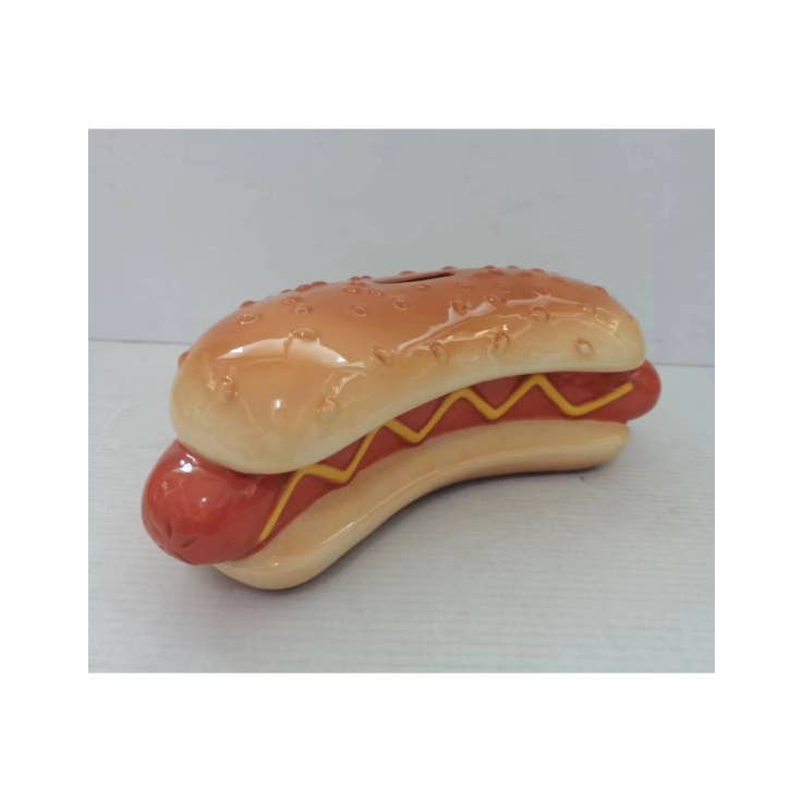 Hot Dog Money Bank 8.6”L